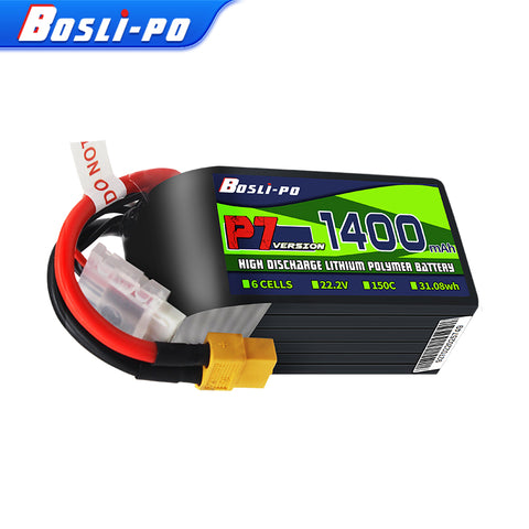 Boslipo P7 Version 1400mAh  150C 4/6/8S FPV Battery - BosLipo Official Store