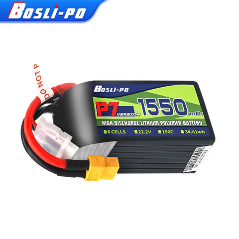 Boslipo P7 Version 1550mAh  150C 4/6/8S  FPV Battery - BosLipo Official Store