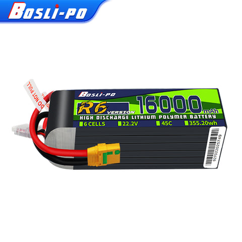 Boslipo P7 Version 16000mAh  45C 6/8S FPV Battery - BosLipo Official Store