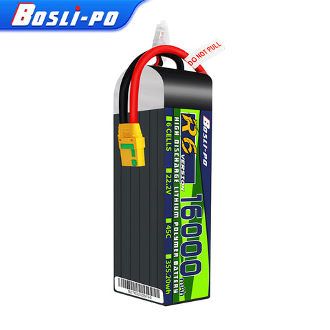 Boslipo P7 Version 16000mAh  45C 6/8S FPV Battery - BosLipo Official Store