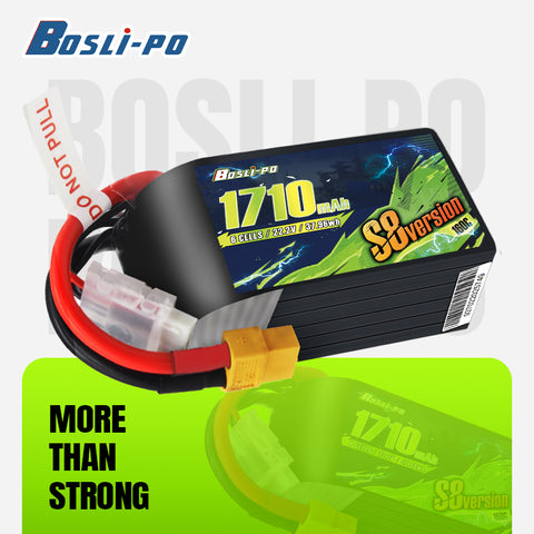 Boslipo S8 Version 1710mAh  160C 6S  FPV Battery