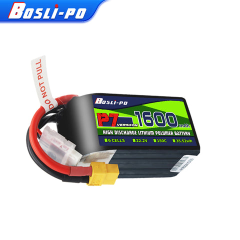 Boslipo P7 Version 1600mAh  150C 4/6S  FPV Battery - BosLipo Official Store