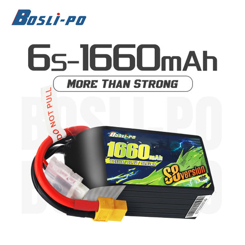 Boslipo S8 Version 1660mAh  160C 6S  FPV Battery