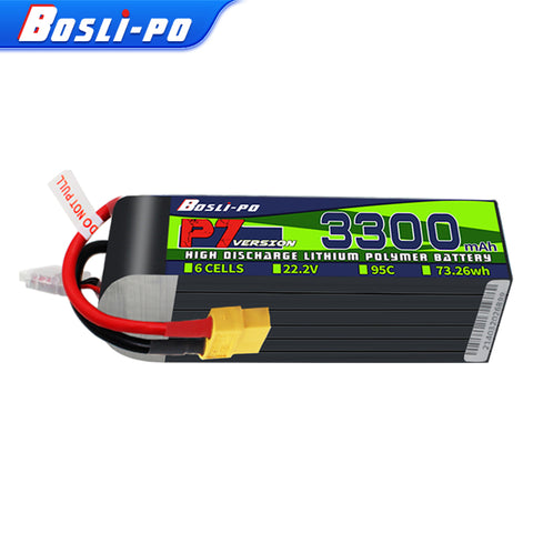 Boslipo P7 Version 3300mAh  95C 4/6/8S FPV Battery - BosLipo Official Store