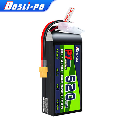 Boslipo P7 Version 520mAh  95C 1/2/3S  FPV Battery - BosLipo Official Store