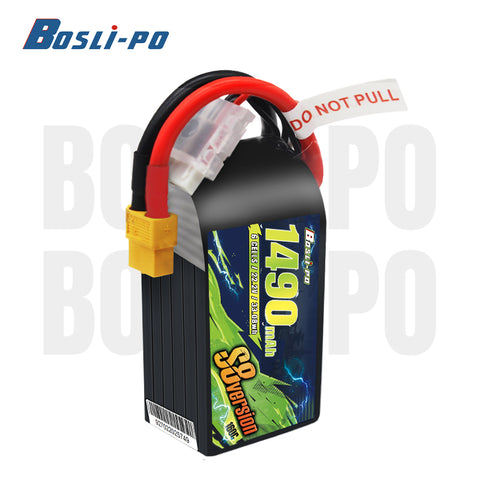Boslipo S8 Version 1490mAh  160C 6S  FPV Battery