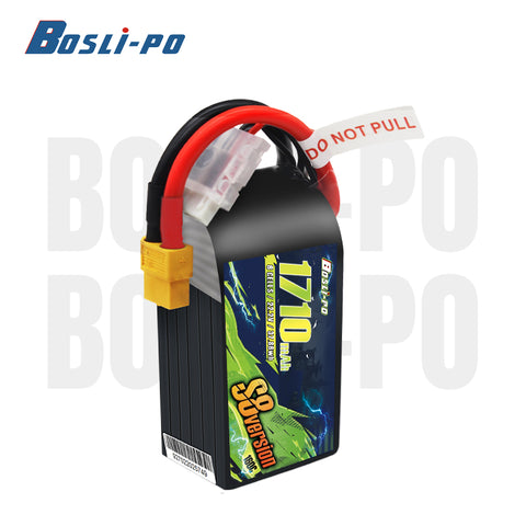 Boslipo S8 Version 1710mAh  160C 6S  FPV Battery