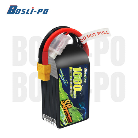 Boslipo S8 Version 1660mAh  160C 6S  FPV Battery