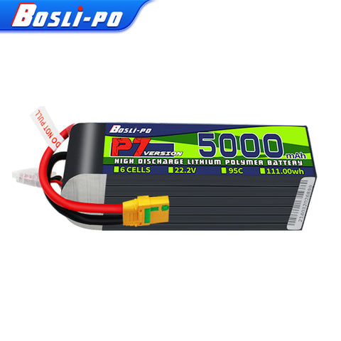 Boslipo P7 Version 5000mAh  150C  4/6/8S FPV Battery - BosLipo Official Store
