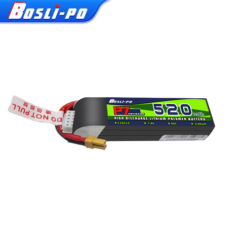 Boslipo P7 Version 520mAh  95C 1/2/3S  FPV Battery - BosLipo Official Store