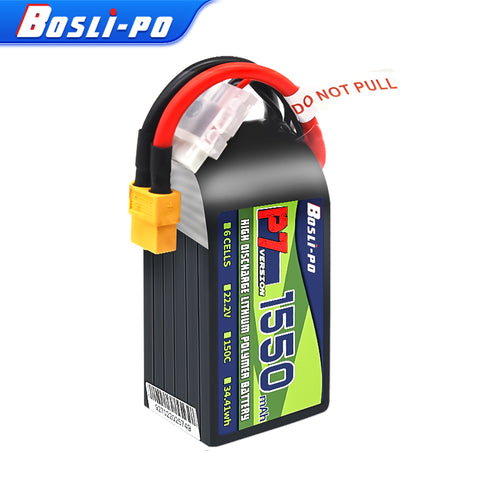 Boslipo P7 Version 1550mAh  150C 4/6/8S  FPV Battery - BosLipo Official Store