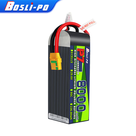 Boslipo P7 Version 8000mAh  95C  3/4/6/8S FPV Battery - BosLipo Official Store