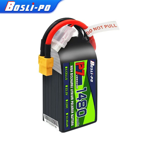Boslipo P7 Version 1480mAh  150C 6S  FPV Battery - BosLipo Official Store